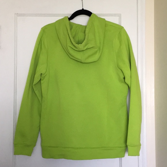 🔥Adidas Women’s lime green zip hoodie size L. - Picture 3 of 5